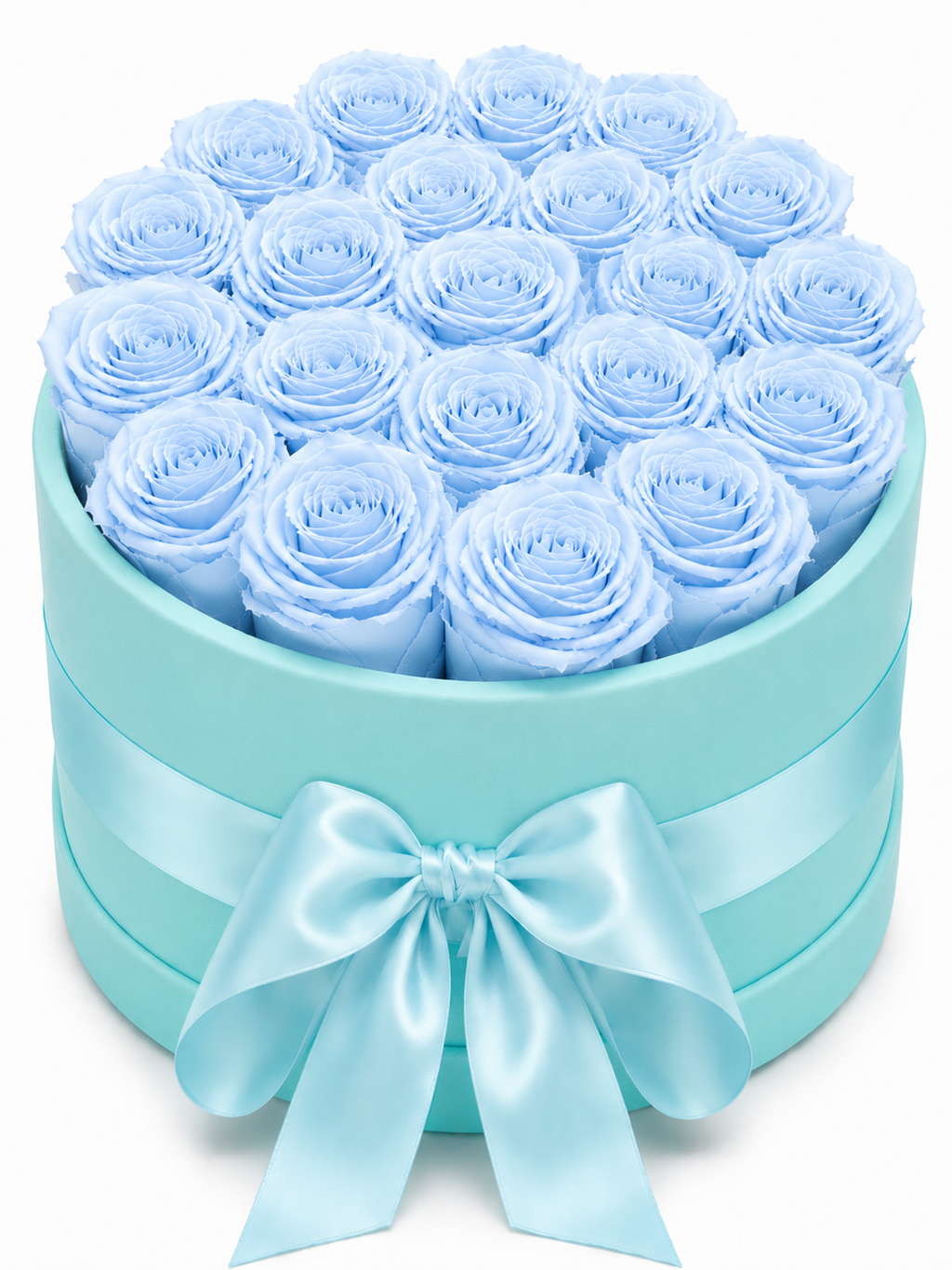 The Velvet Collection Baby Blue Box (Large)